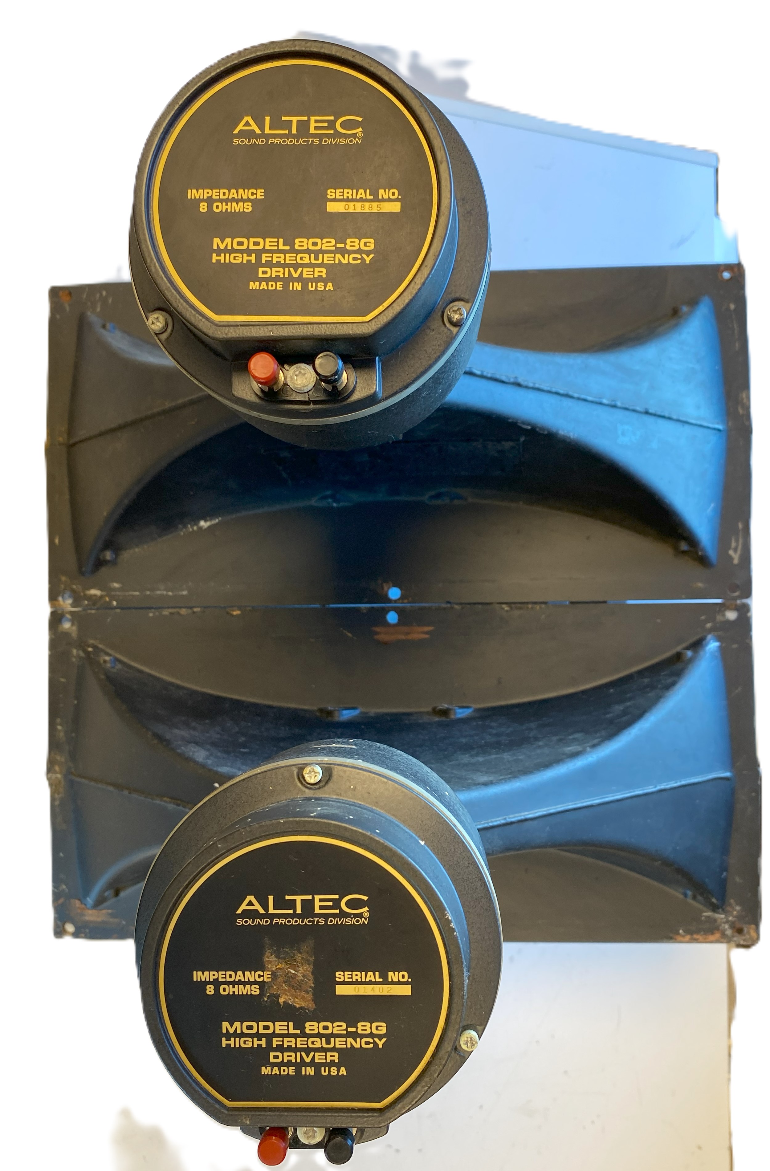 最終値下げ　ALTEC 802-8G ペア　511B ホルン付き 最終値下げ ALTEC 802-8G ペア 511B ホルン付き ALTEC 802-8G ペア